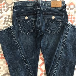 True Religion Skinny jeans with flap pocket